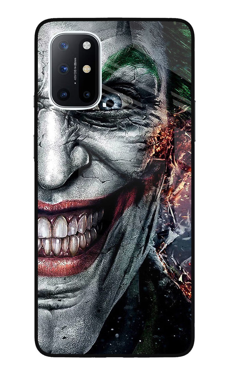 Joker Cam Oneplus 8T Back Cover, Glass case