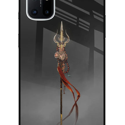Shiv Trishul Oneplus 8T Glass Case
