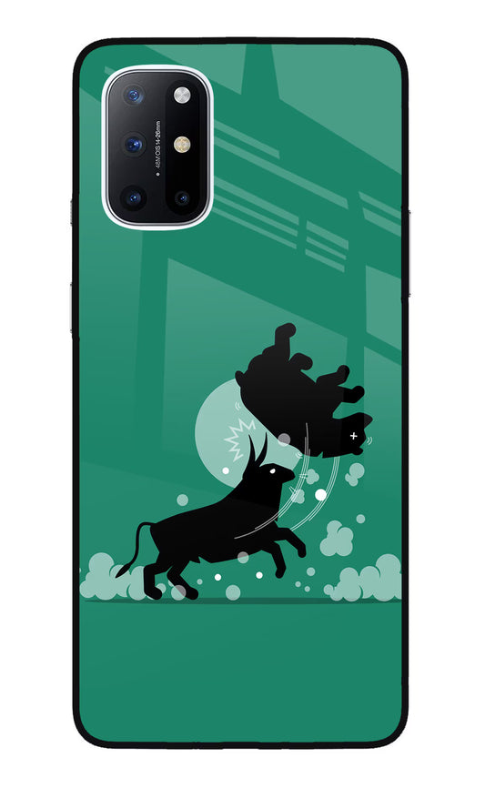 Bull Conqueror Oneplus 8T Glass Case