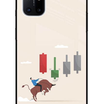 Bull Trading Momentum Oneplus 8T Glass Case