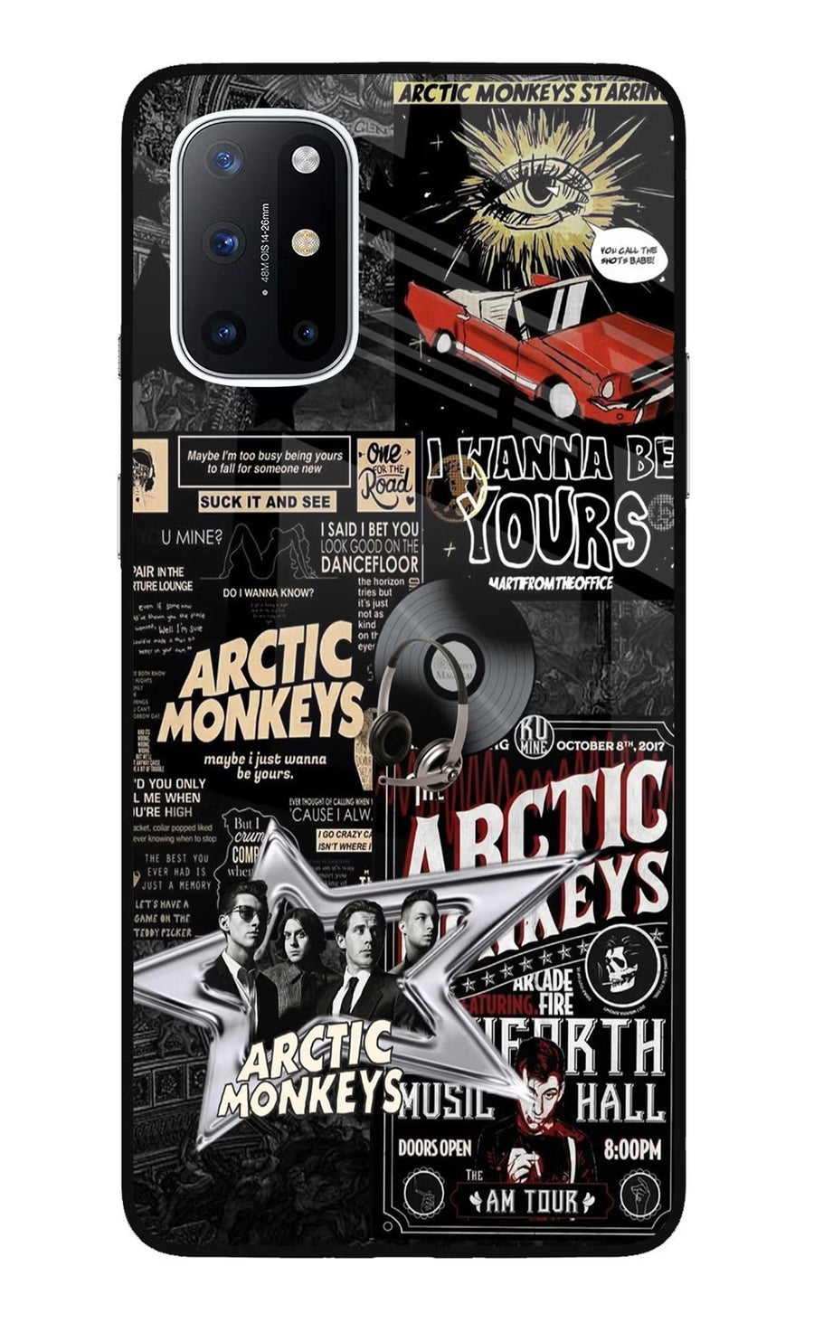 Arctic Monkeys Oneplus 8T Back Cover, Glass case