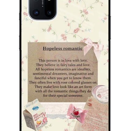 Hopeless Romantic Oneplus 8T Glass Case
