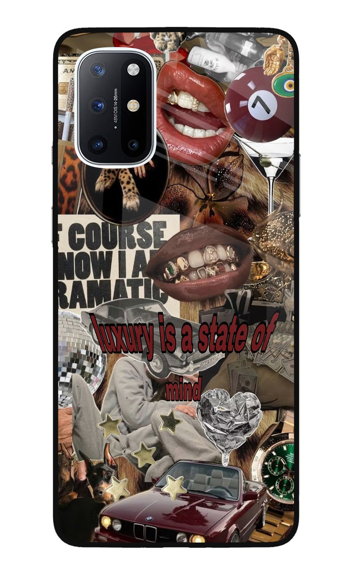 Luxury Oneplus 8T Glass Case Back Cover by Casekaro