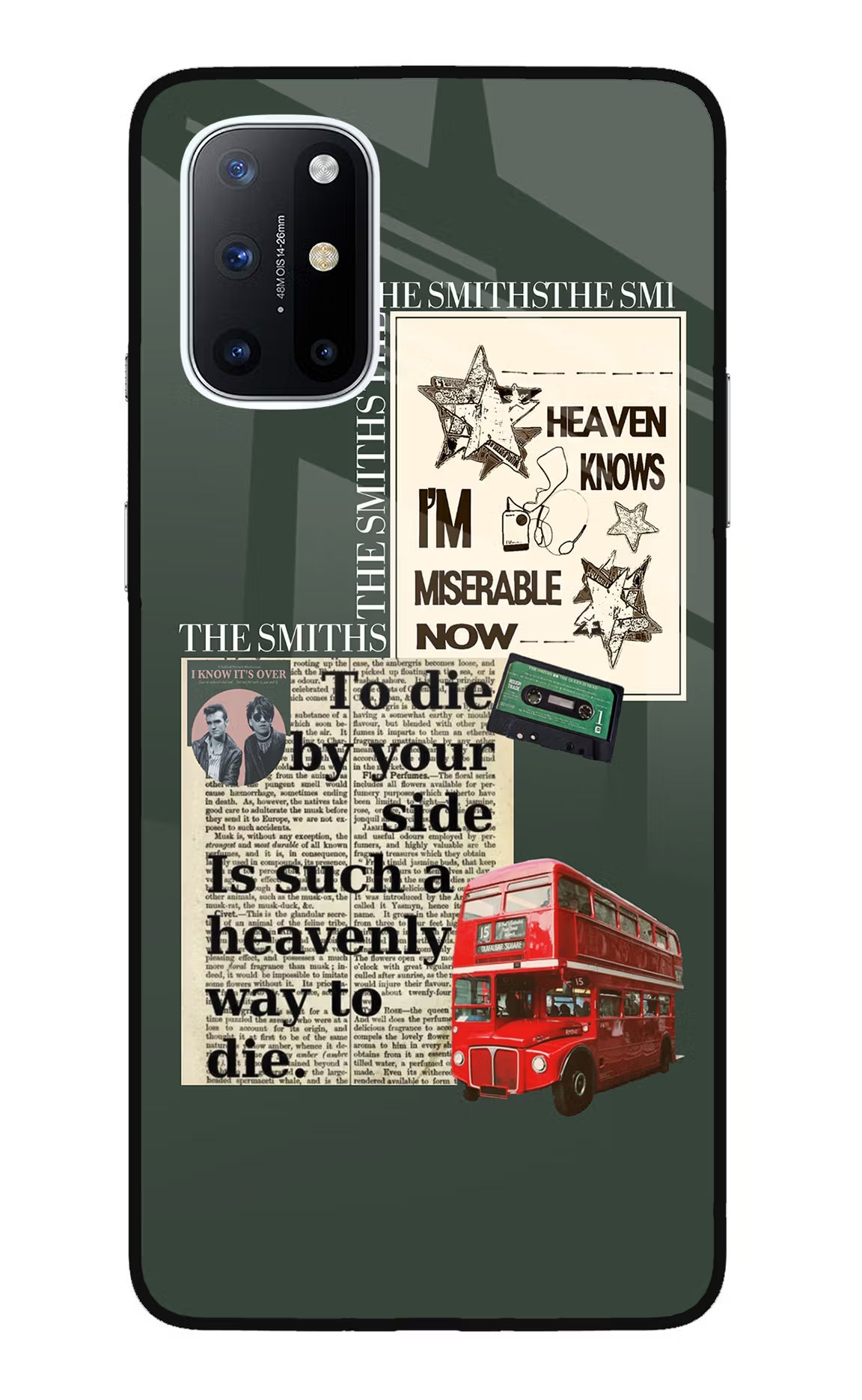The Smiths Oneplus 8T Glass Case Back Cover by Casekaro