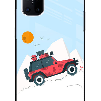 Mountain Trail Beast Oneplus 8T Glass Case