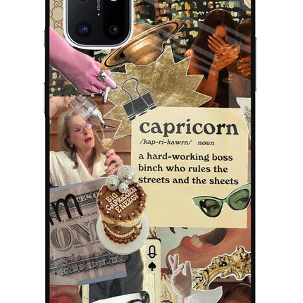 Capricorn Zodiac Oneplus 8T Glass Case