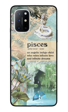 Pisces Zodiac Oneplus 8T Glass Case Back Cover by Casekaro
