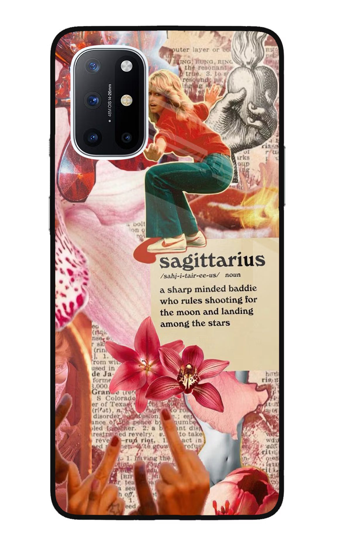 Sagittarius Zodiac Oneplus 8T Glass Case