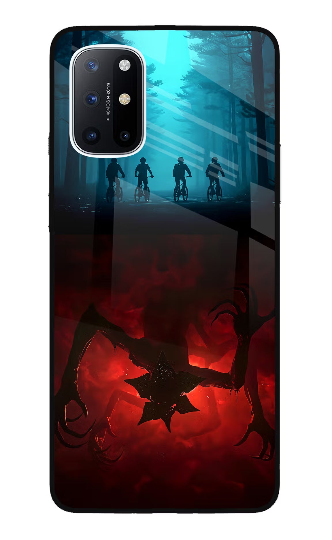 Ordinary Things Downside Up Oneplus 8T Glass Case Back Cover by Casekaro