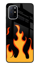 Fired Up – Black Oneplus 8T Glass Case