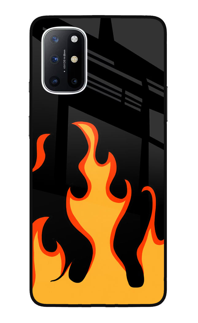 Fired Up – Black Oneplus 8T Glass Case
