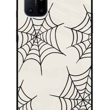 Spider Web Oneplus 8T Glass Case