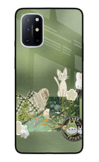 Aesthetic anime Oneplus 8T Glass Case