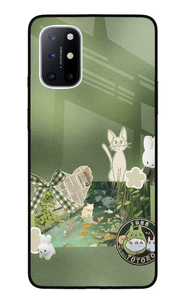 Aesthetic anime Oneplus 8T Glass Case