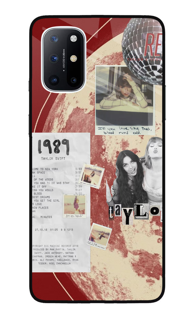 Taylor Swift Oneplus 8T Glass Case