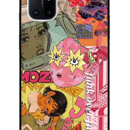 Funkover Oneplus 8T Glass Case