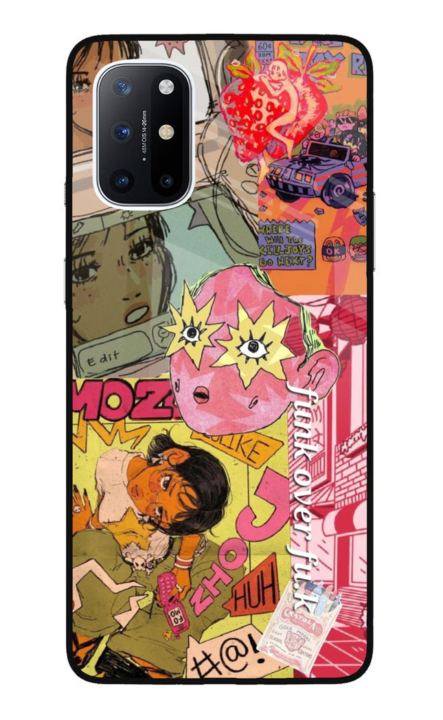 Funkover Oneplus 8T Glass Case