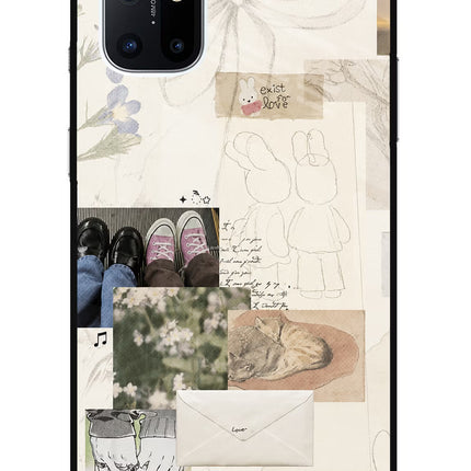 Soft Aesthetic Oneplus 8T Glass Case