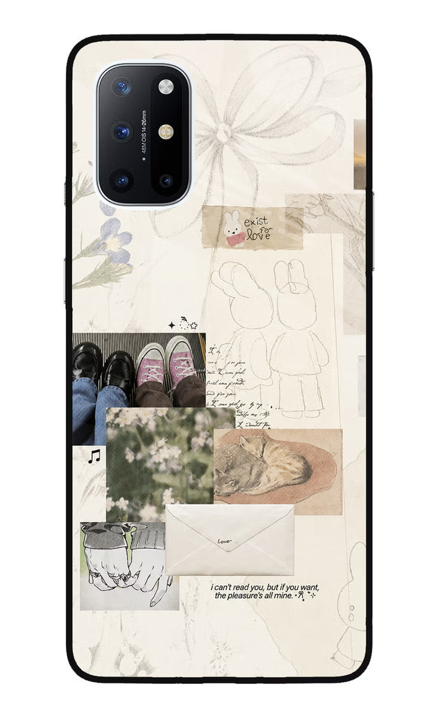 Soft Aesthetic Oneplus 8T Glass Case