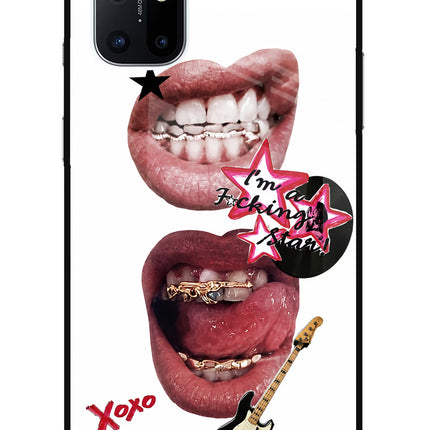 Rockstar Oneplus 8T Glass Case