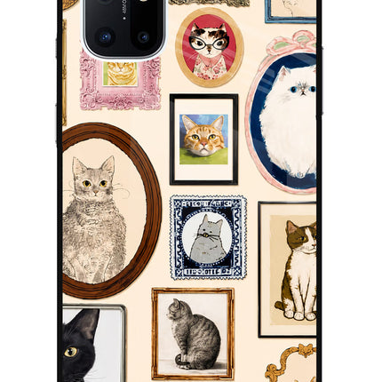 Mirror Cats Oneplus 8T Glass Case