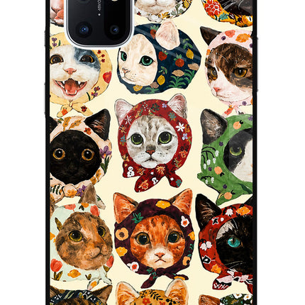 Cool Cat Oneplus 8T Glass Case