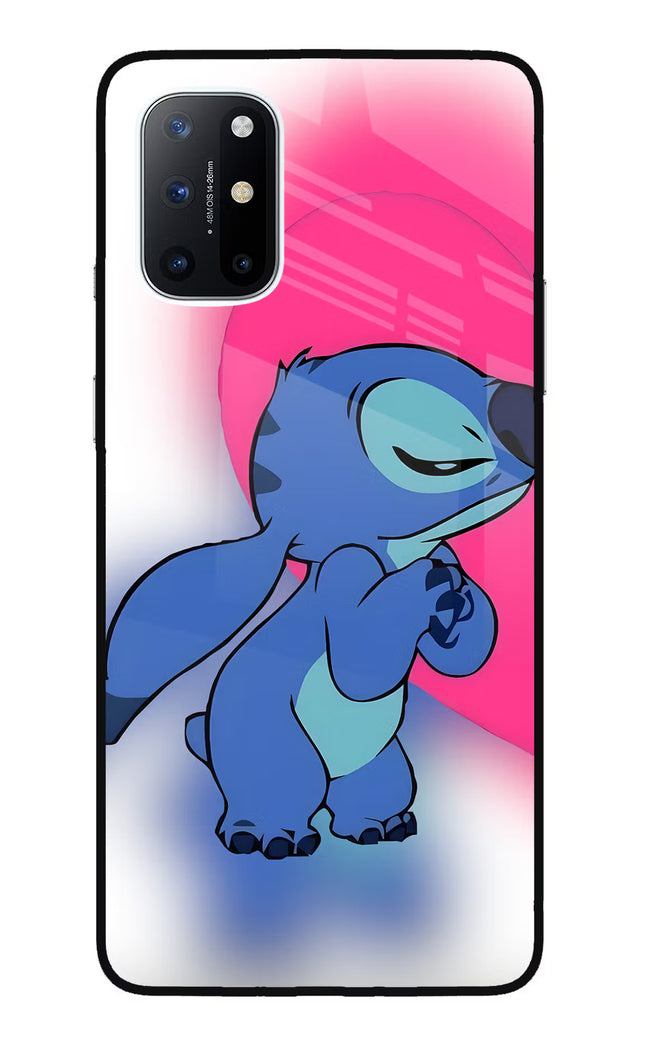Stitch Hug Oneplus 8T Glass Case