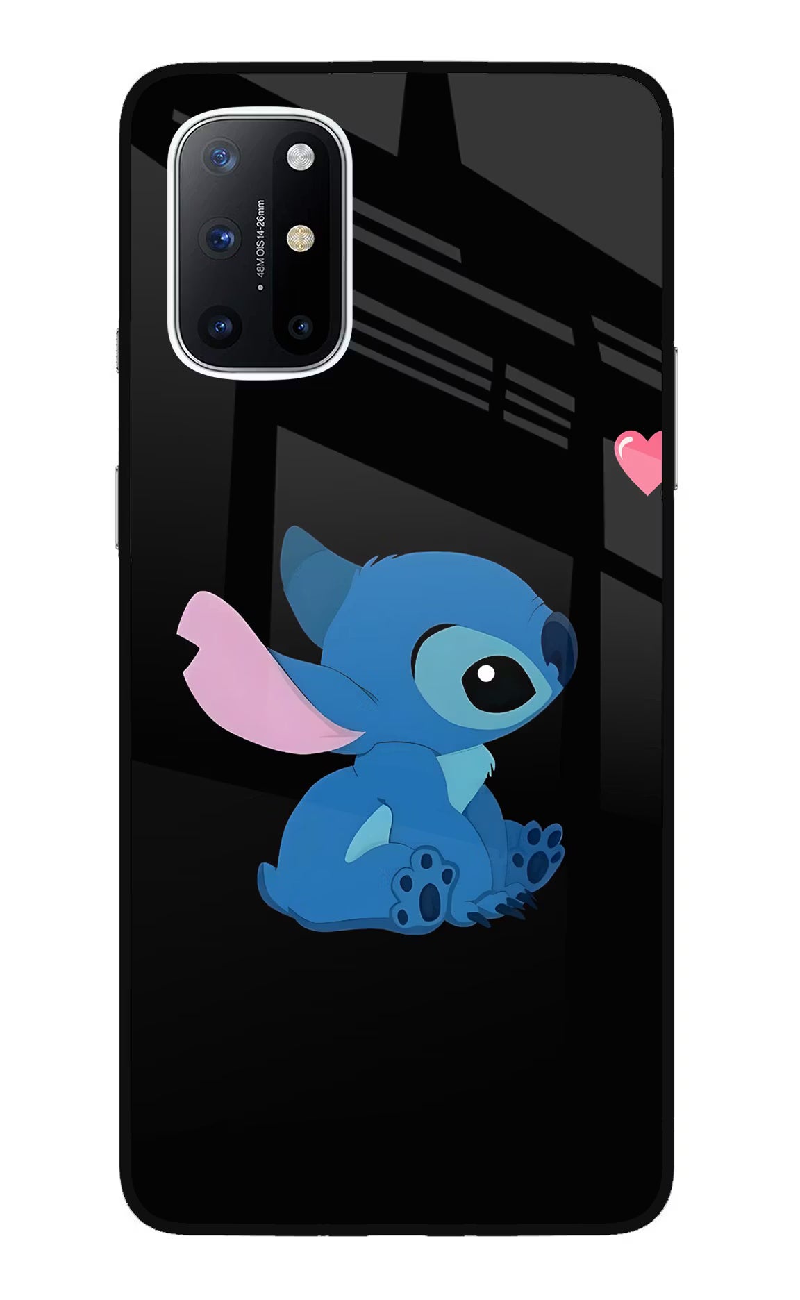 Stitch Crush Oneplus 8T Glass Case Back Cover by Casekaro
