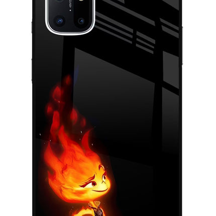 Ember Flame Oneplus 8T Glass Case