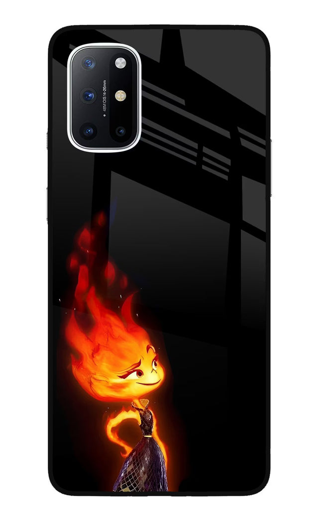 Ember Flame Oneplus 8T Glass Case