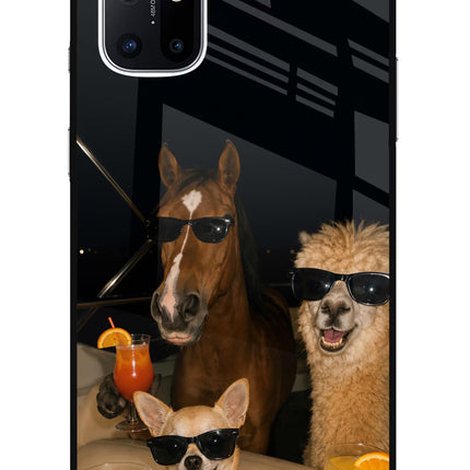 Party Squad Oneplus 8T Glass Case