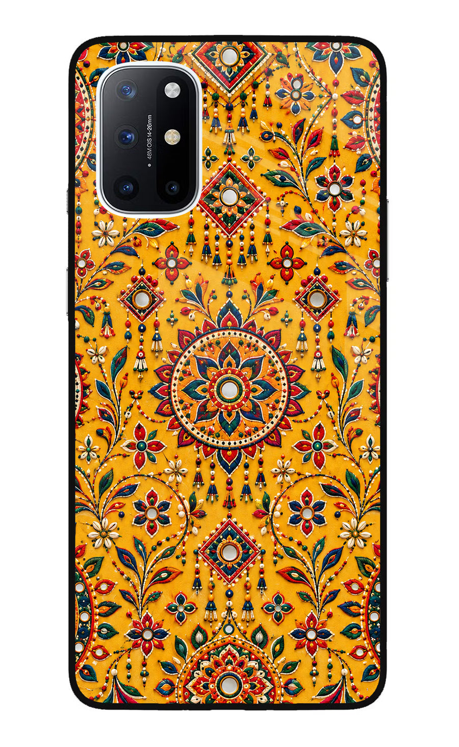 Sunlit Aura Oneplus 8T Back Cover, Glass case