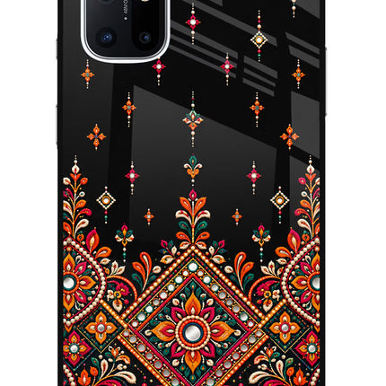 Noir Mehfil Oneplus 8T Glass Case