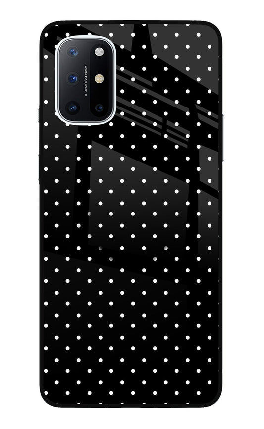 White Dots Oneplus 8T Glass Case