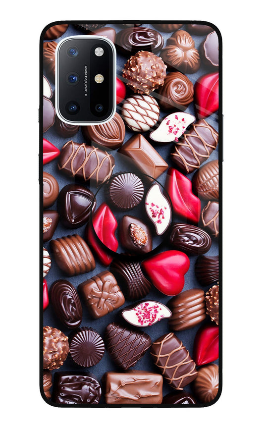 Chocolates Oneplus 8T Glass Case