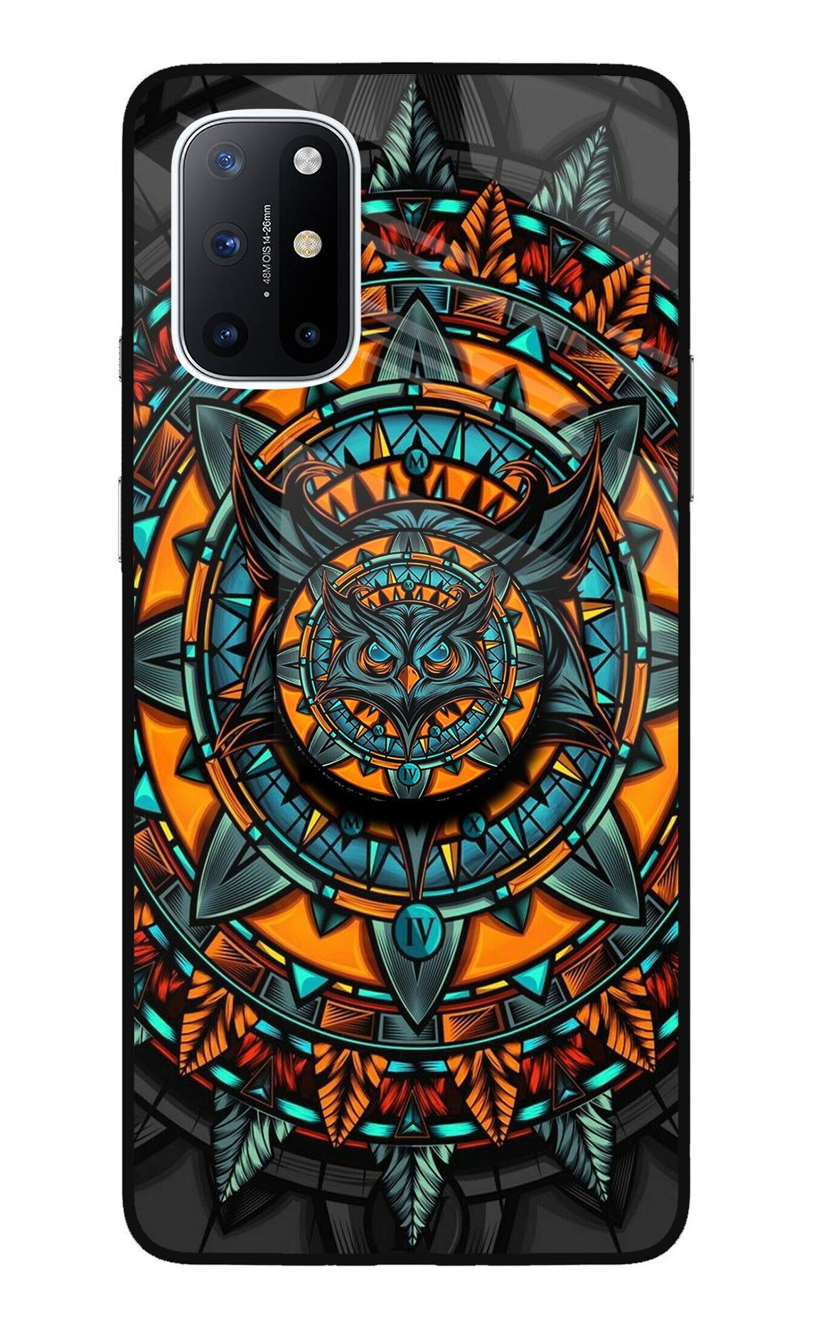 Angry Owl Oneplus 8T Glass Case