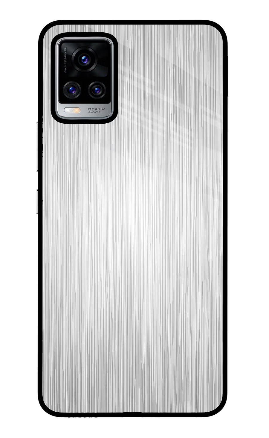 Wooden Grey Texture Vivo V20 Pro Back Cover, Glass case