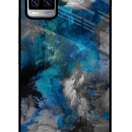 Artwork Vivo V20 Pro Glass Case Back Cover by Casekaro