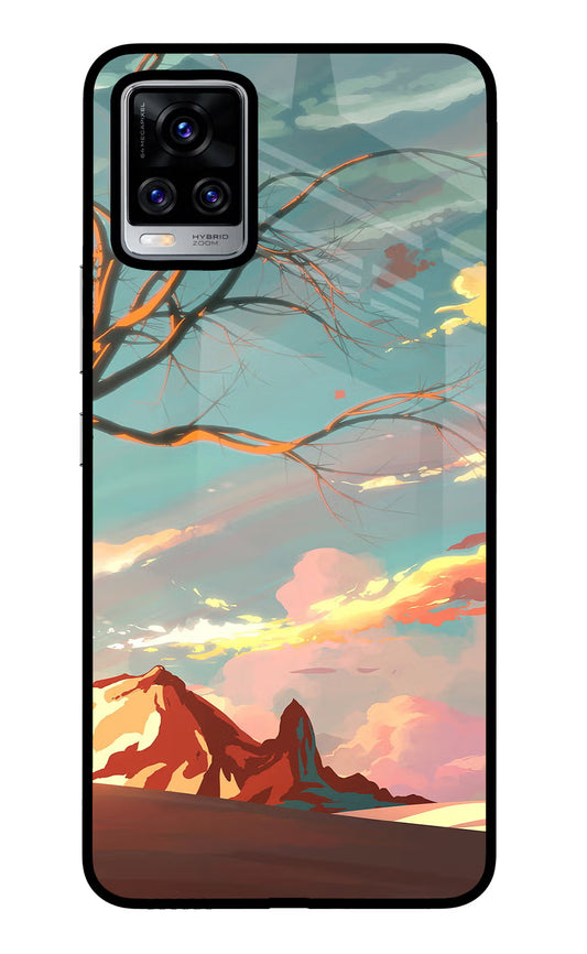 Scenery Vivo V20 Pro Glass Case