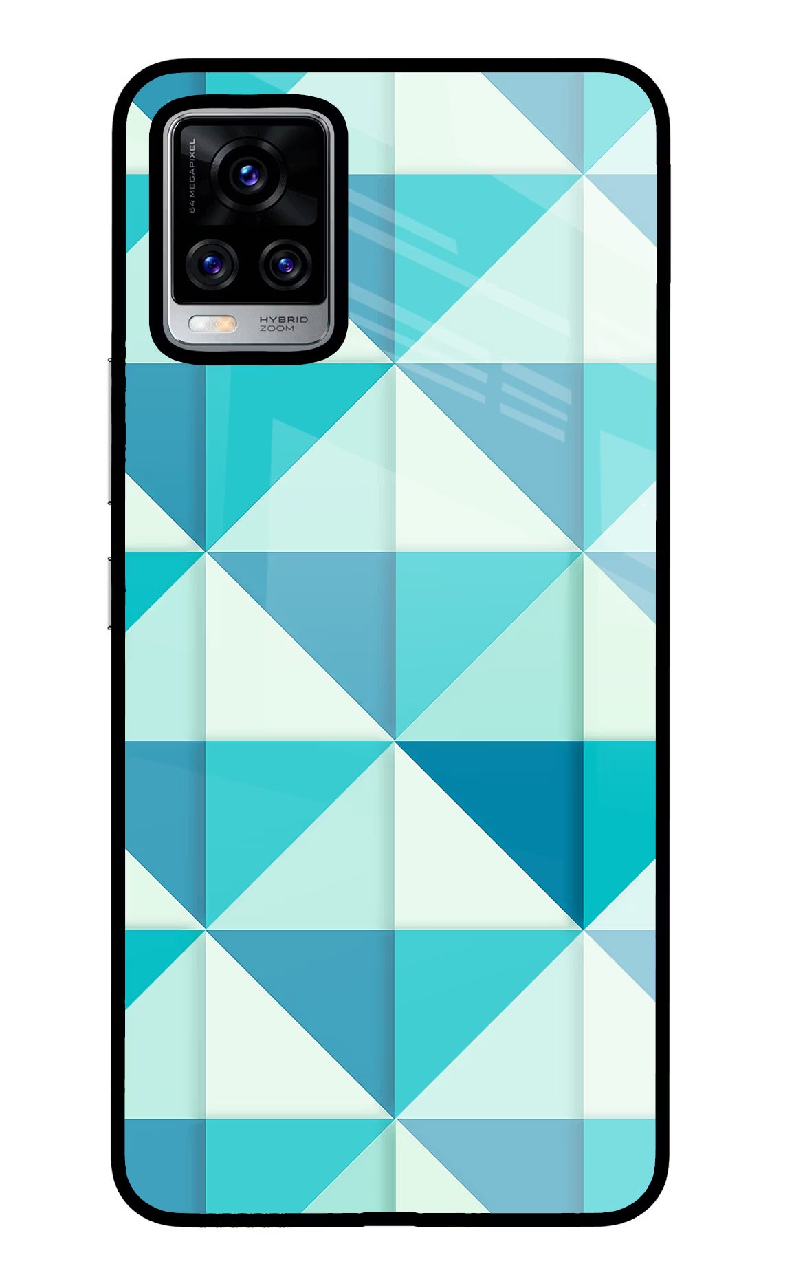 Abstract Vivo V20 Pro Glass Case Back Cover by Casekaro