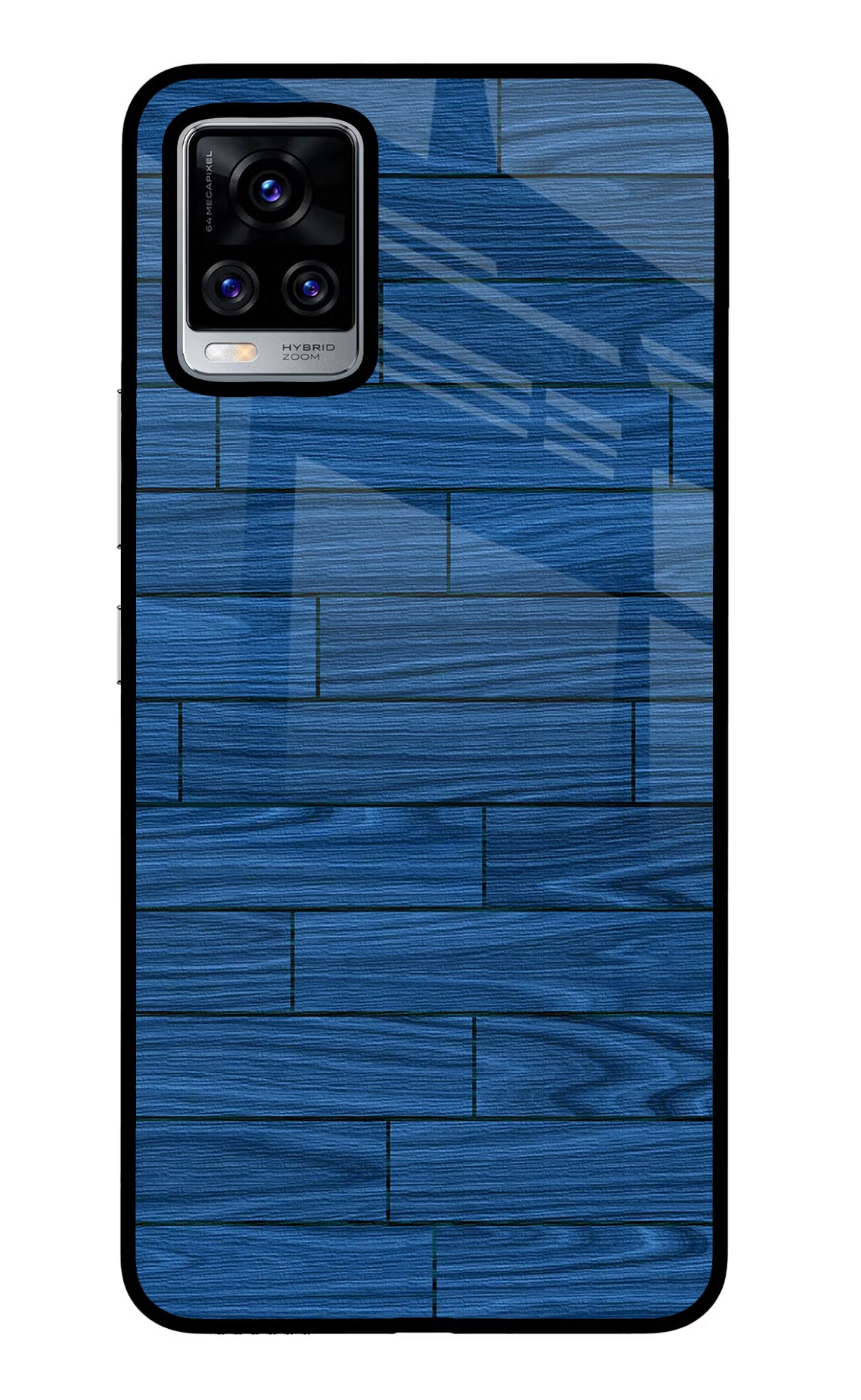Wooden Texture Vivo V20 Pro Glass Case