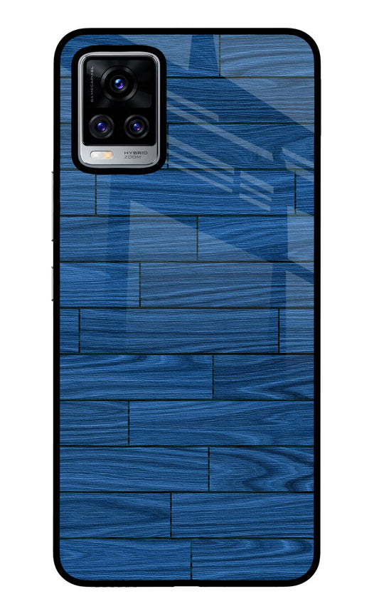 Wooden Texture Vivo V20 Pro Glass Case