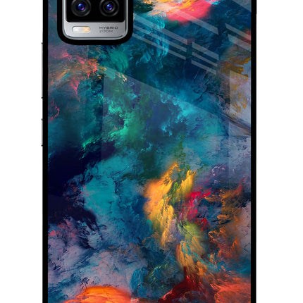 Artwork Paint Vivo V20 Pro Glass Case Back Cover by Casekaro
