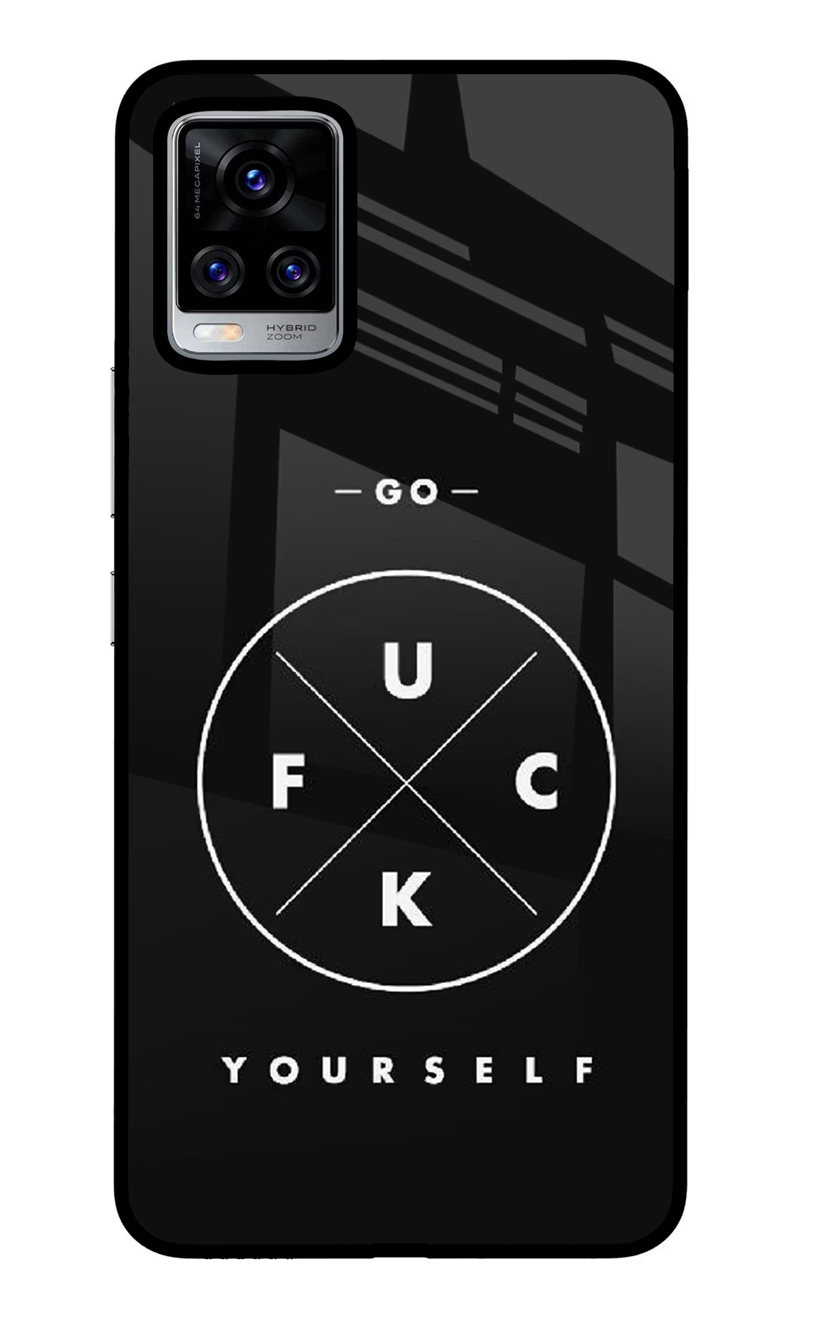 Go Fuck Yourself Vivo V20 Pro Glass Case