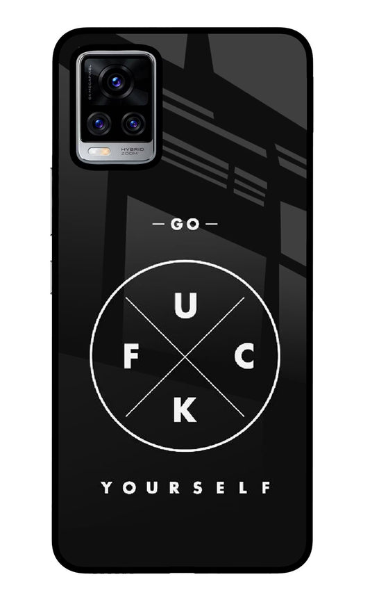 Go Fuck Yourself Vivo V20 Pro Glass Case