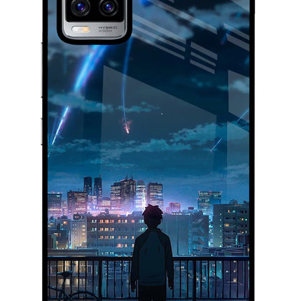 Anime Vivo V20 Pro Glass Case Back Cover by Casekaro