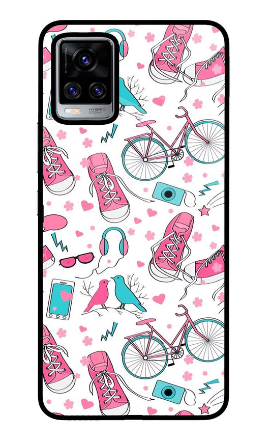 Artwork Vivo V20 Pro Glass Case