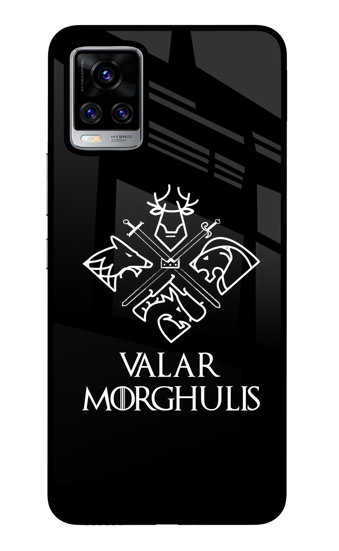 Valar Morghulis | Game Of Thrones Vivo V20 Pro Glass Case Back Cover by Casekaro