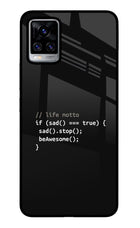 Life Motto Code Vivo V20 Pro Glass Case