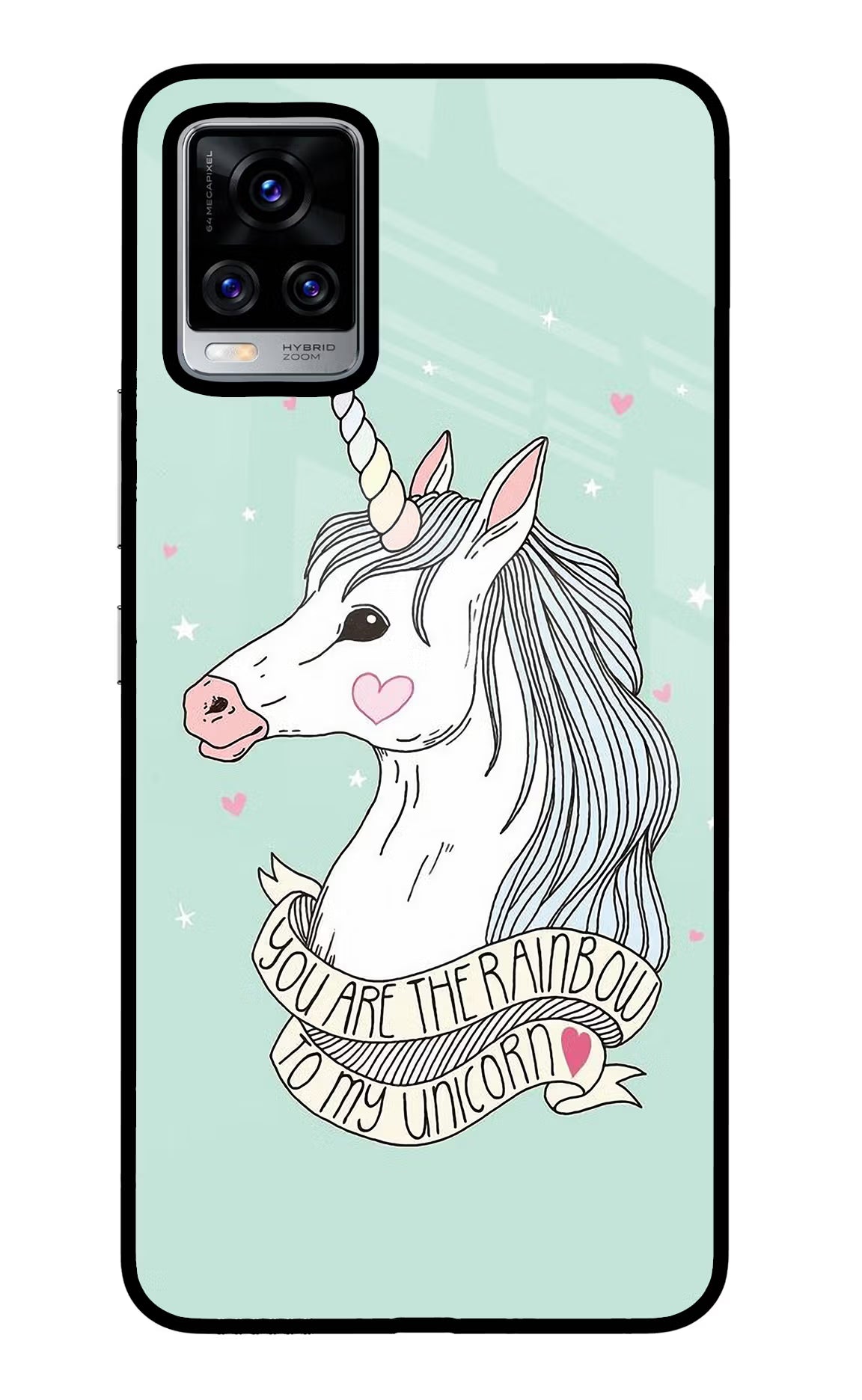 Unicorn Wallpaper Vivo V20 Pro Glass Case